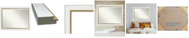 Amanti Art Eva Gold-tone Framed Bathroom Vanity Wall Mirror, 45.25" x 35.25"
